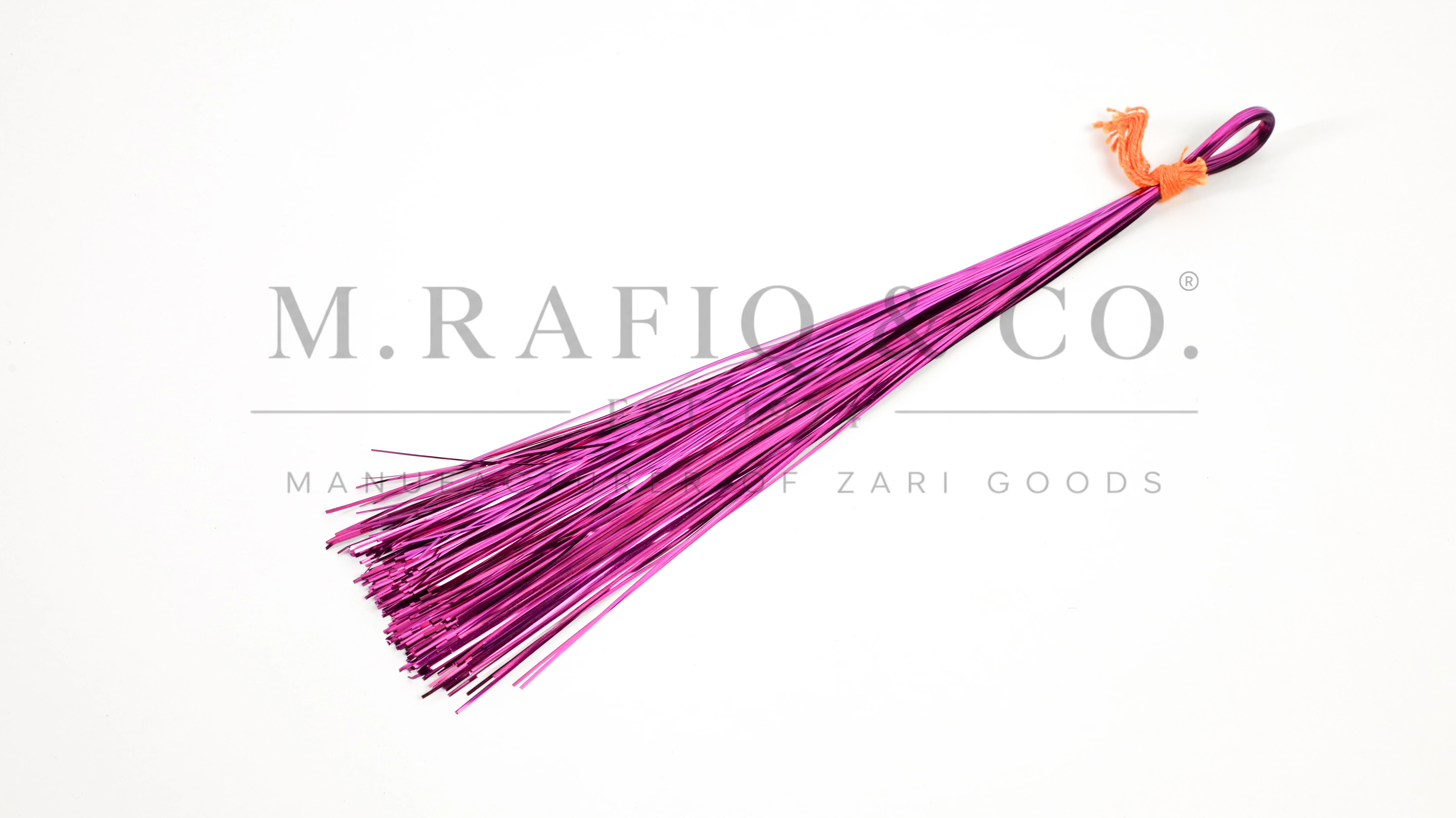 Royal Plum Flat Metallic Strip spool